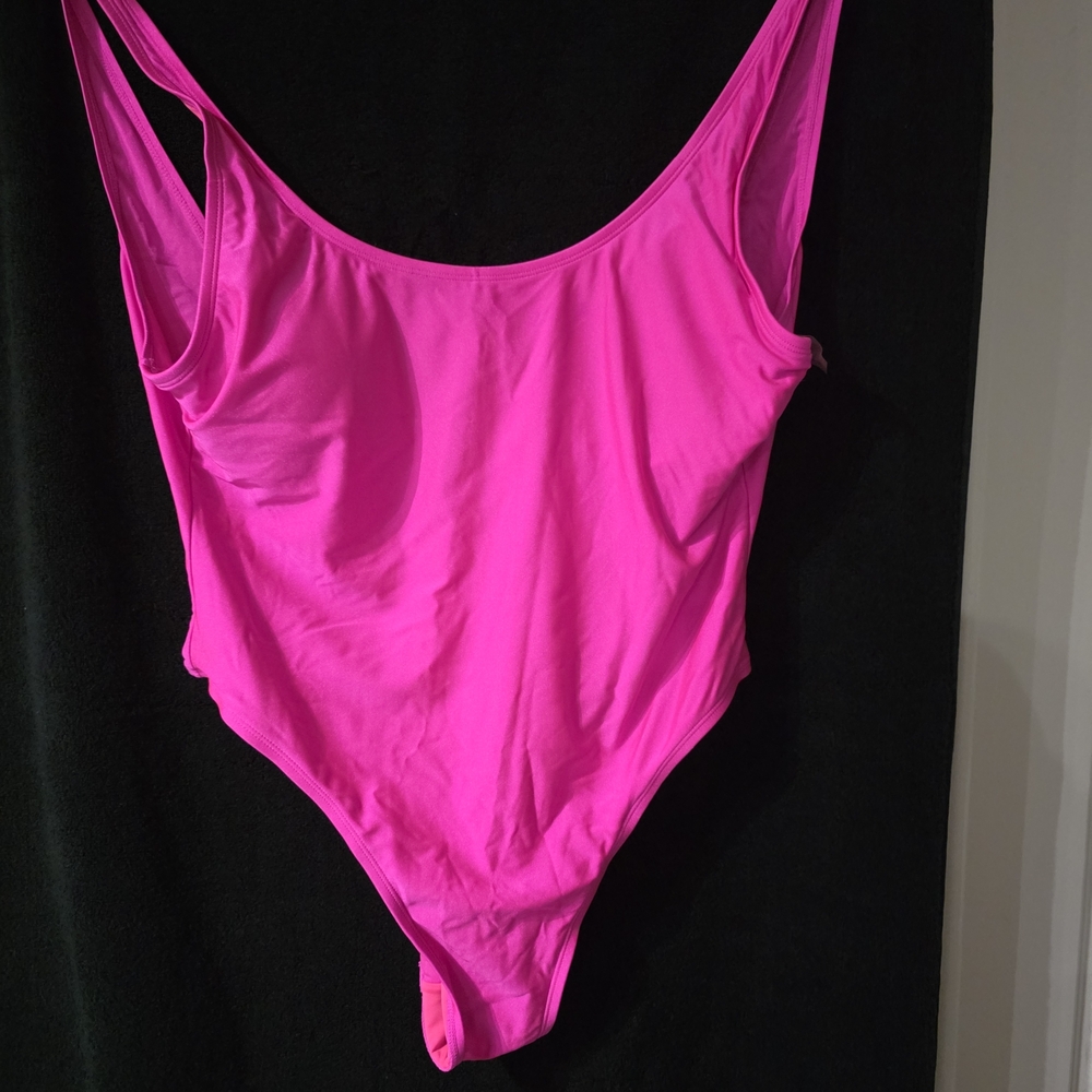 Hot Pink One-Piece Swimsuit